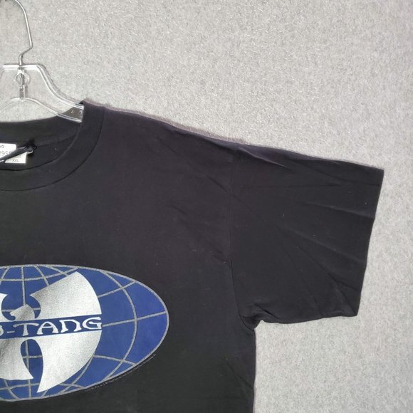 VINTAGE Wu Tang Clan Men Shirt 2XL 90s Method Man Ol Dirty‎ Bastard Raekwon Rza - Picture 12 of 14
